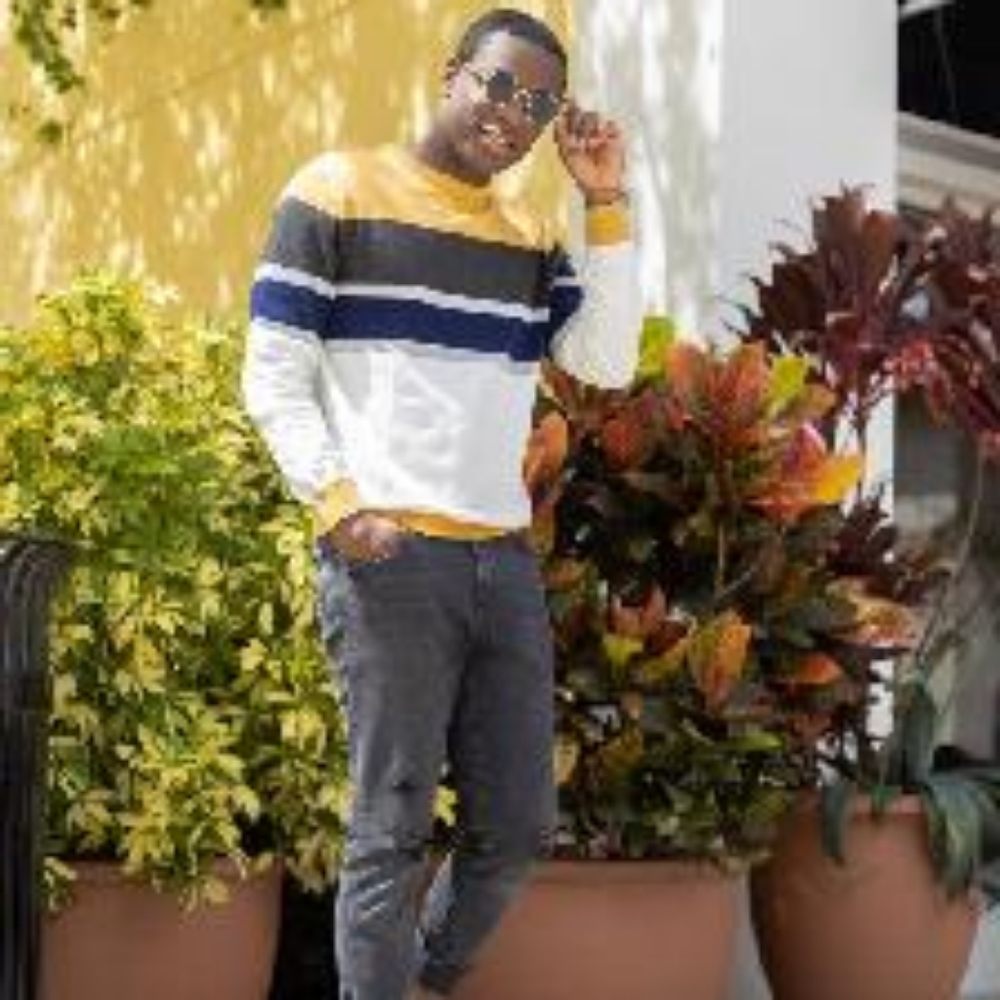 Men Pullover Sweater Gold Gray White